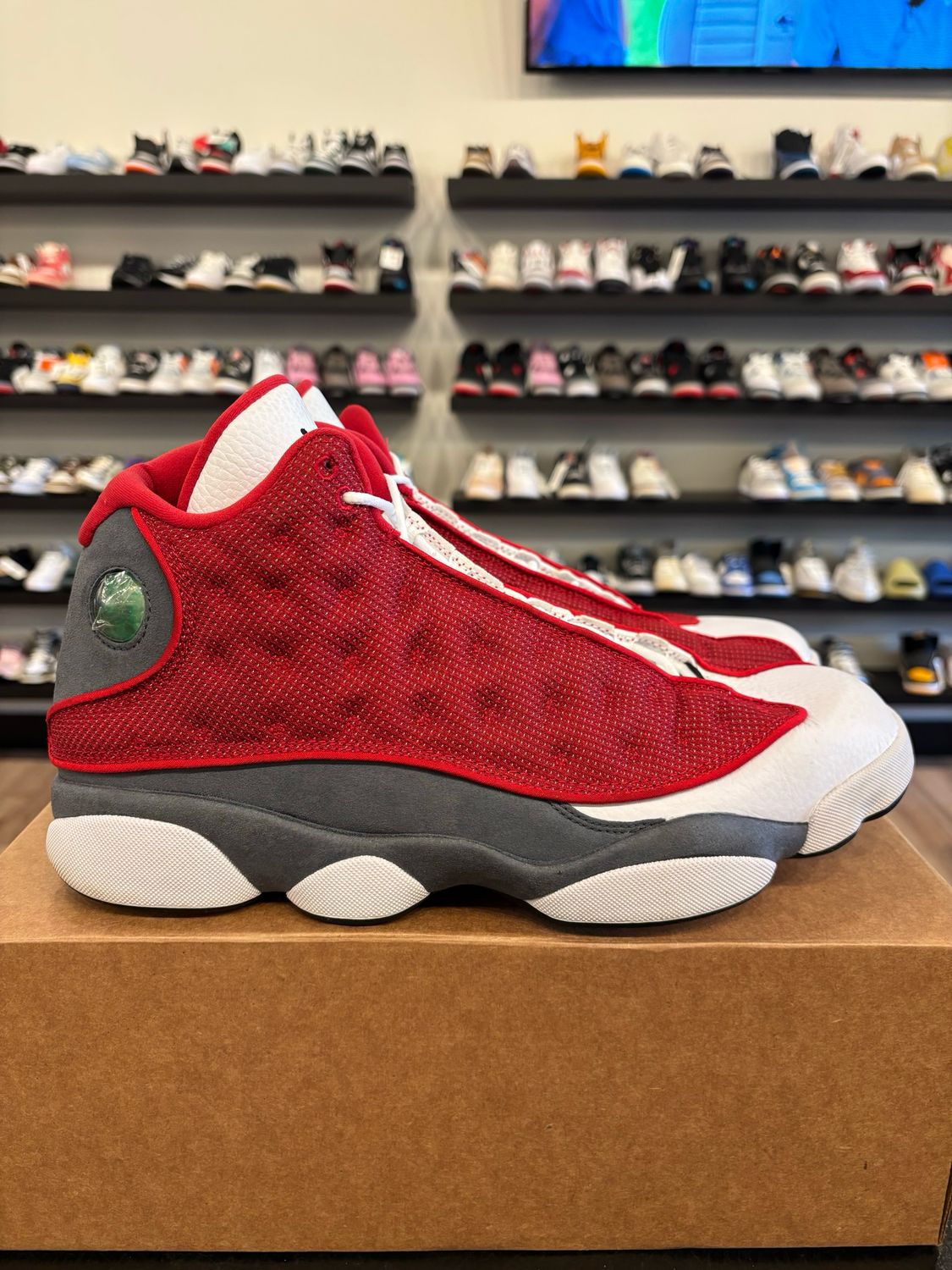 Jordan 13 Red Flint Size 13 Pre-Owned (No Box)