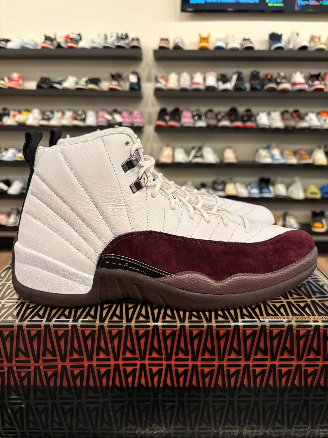 Jordan 12 A Ma Maneire White Size 10.5 (12W) Pre-Owned