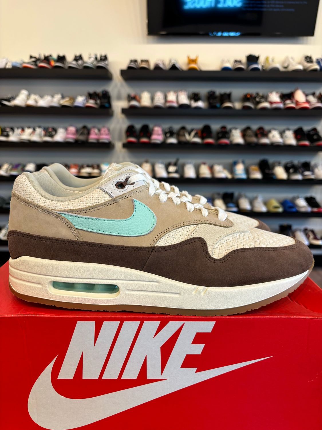Nike Air Max 1 Crepe Brown Size 12 Pre-Owned