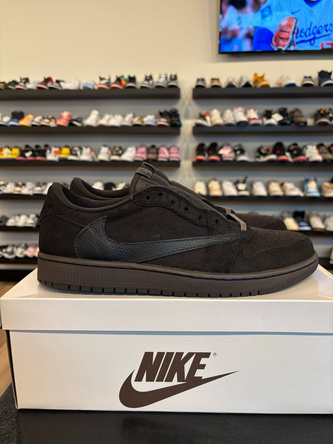 Jordan 1 Low Travis Scott Velvet Brown Size 12 Brand New