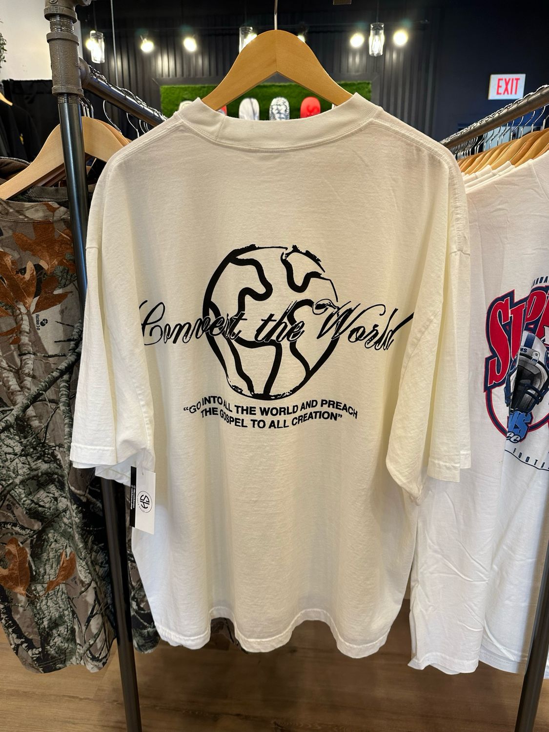 Ash Convert The World Tee White Size L/XL