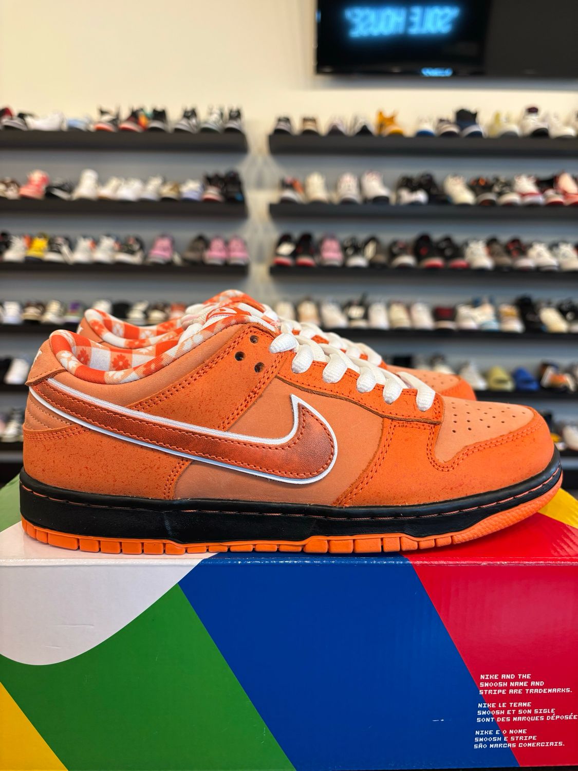 Nike SB Dunk Low Orange Lobster Size 8 Pre-Owned