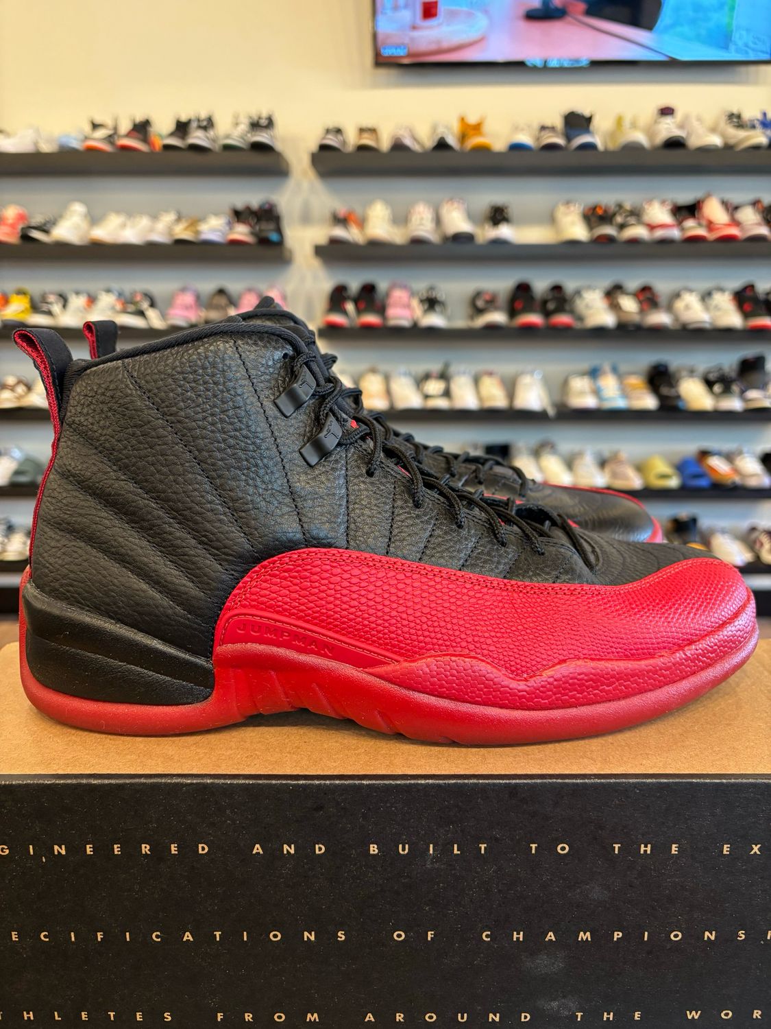 Jordan 12 Flu Game Size 11.5 Pre-Owned