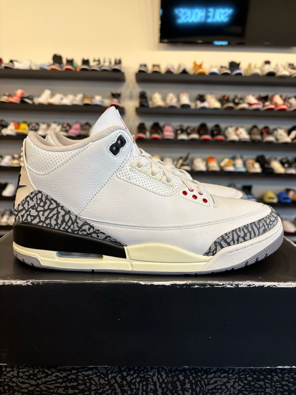Jordan 3 Reimagined White Cement Size 10.5 Pre-Owned