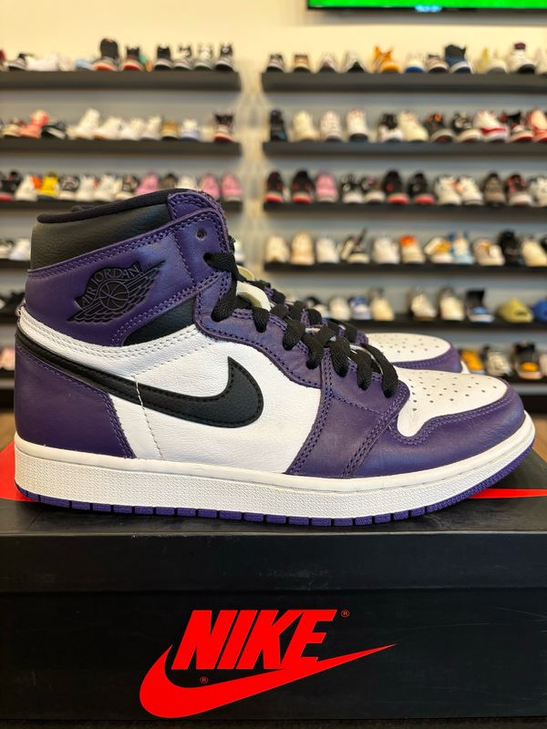 Jordan 1 Court Purple 2.0 Size 9 Pre-Owned