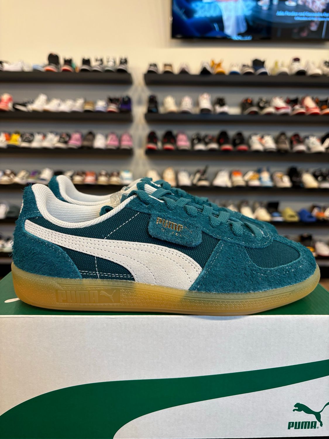 Puma Vintage Green Frost Size 6Y (7.5W) Brand New