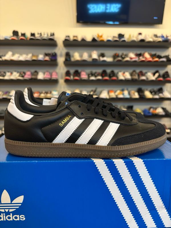 Adidas Samba OG Black White Size 7Y (8.5W) Brand New