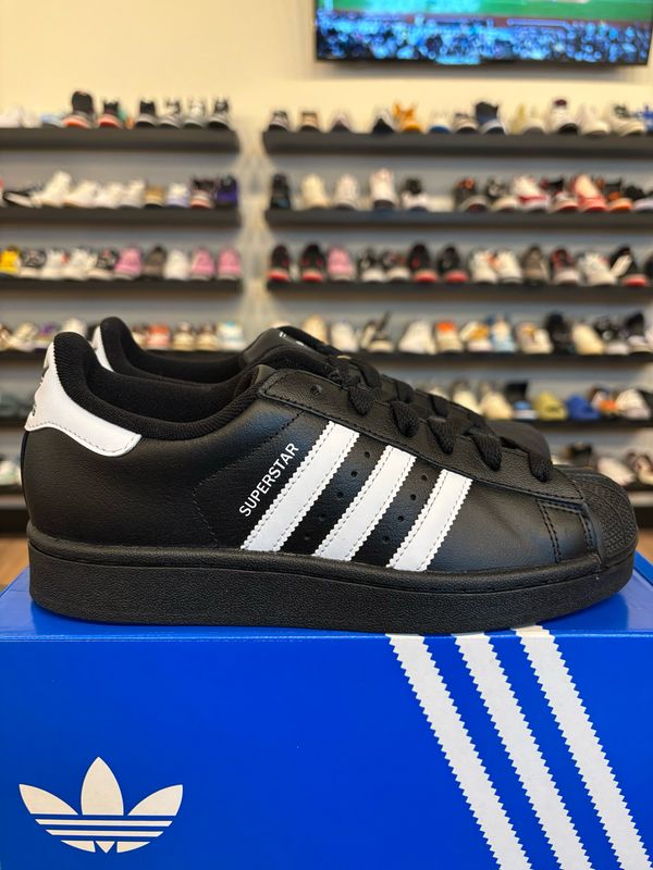 Adidas Superstar II Black White 5.5Y (7W) Brand New