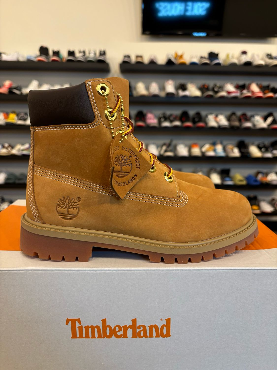 Timberland Boot Wheat Size 3.5Y (5W) Brand New