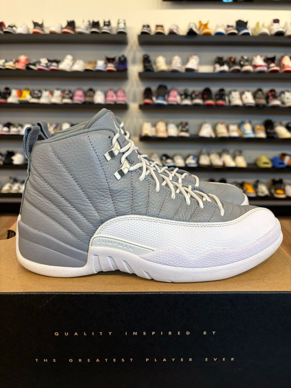 Jordan 12 Stealth Grey Size 10 Pre-Owned