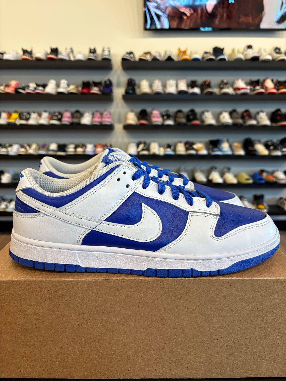 Nike Dunk Low Racer Blue Size 12.5 Pre-Owned (No Box)