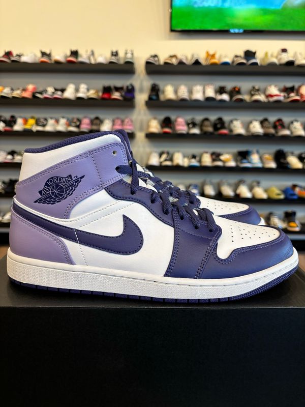 Jordan 1 Mid Blueberry Size 10.5 Pre-Owned