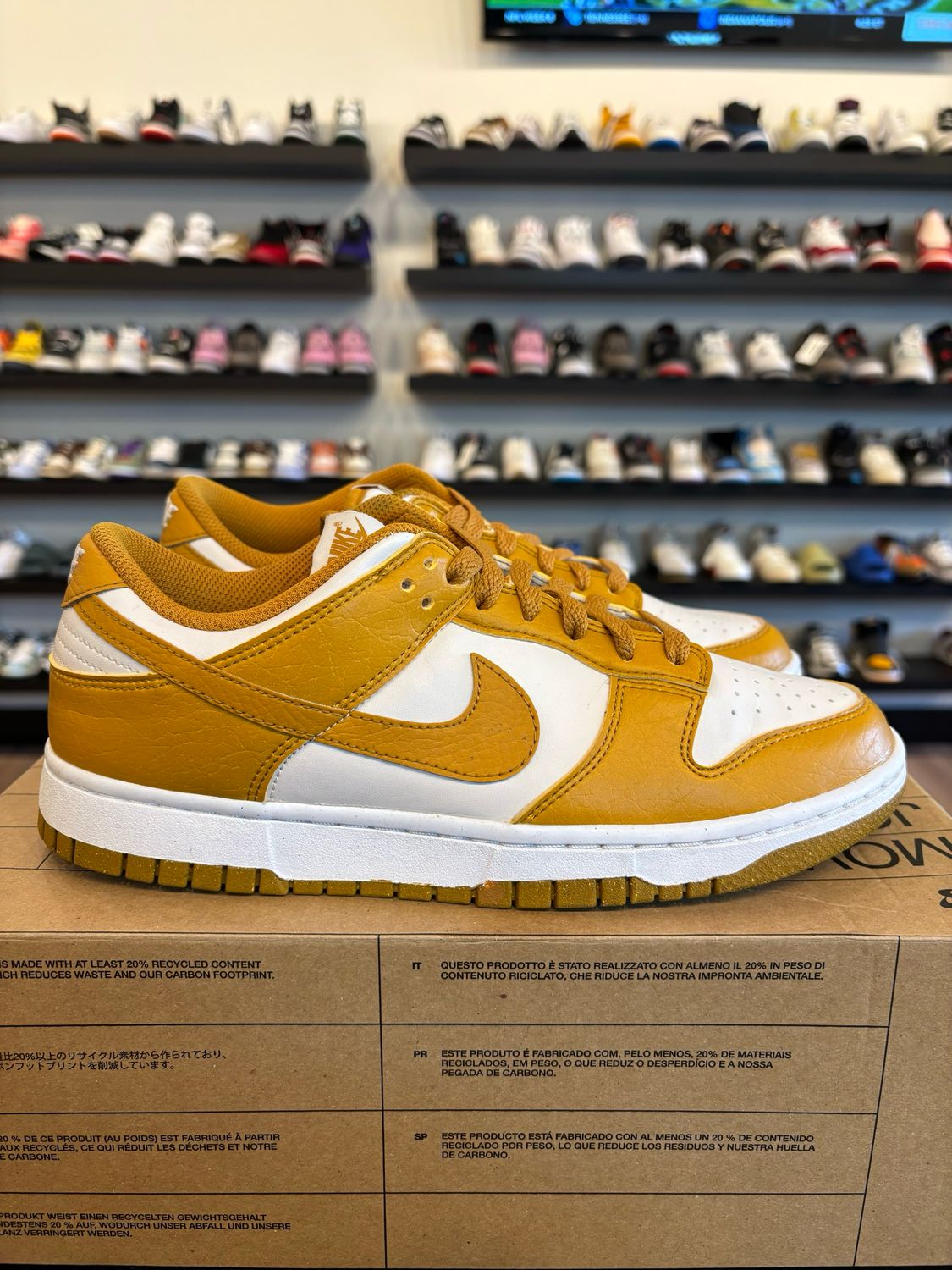 Nike Dunk Low Next Nature Gold Size 7.5 (9W) Pre-Owned
