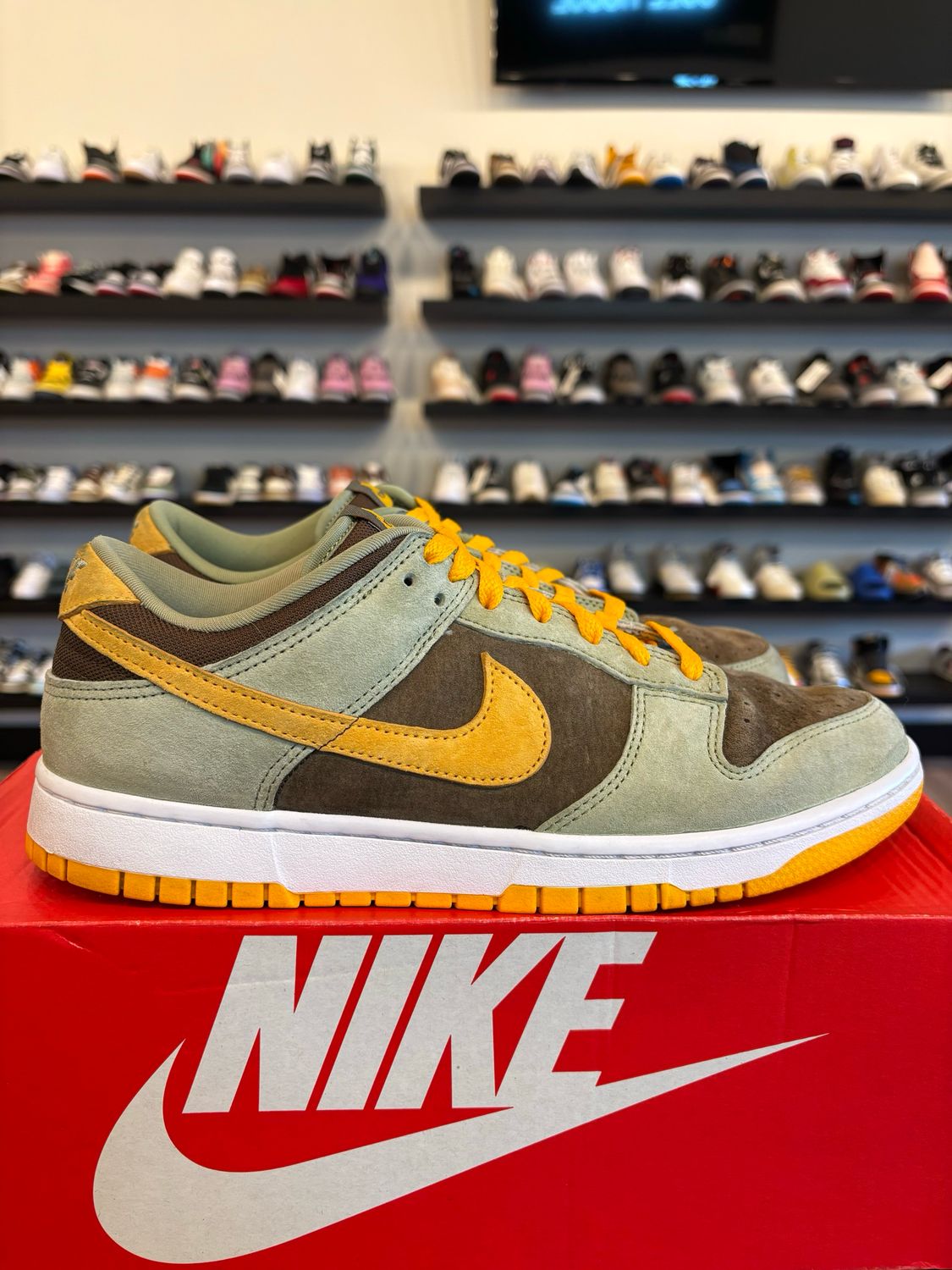 Nike Dunk Low Dusty Olive Size 9.5 Pre-Owned