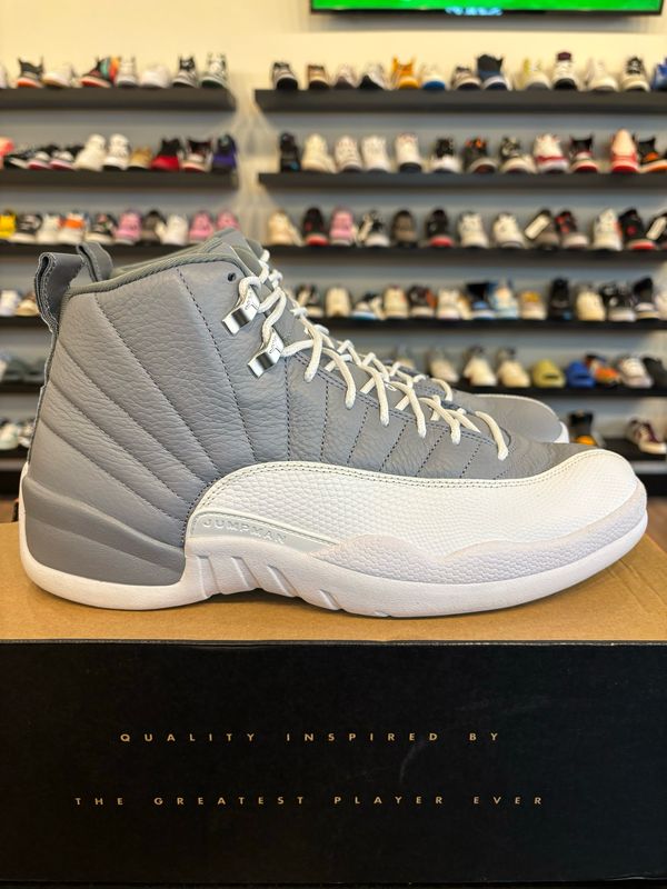 Jordan 12 Stealth Grey Size 12 Pre-Owned