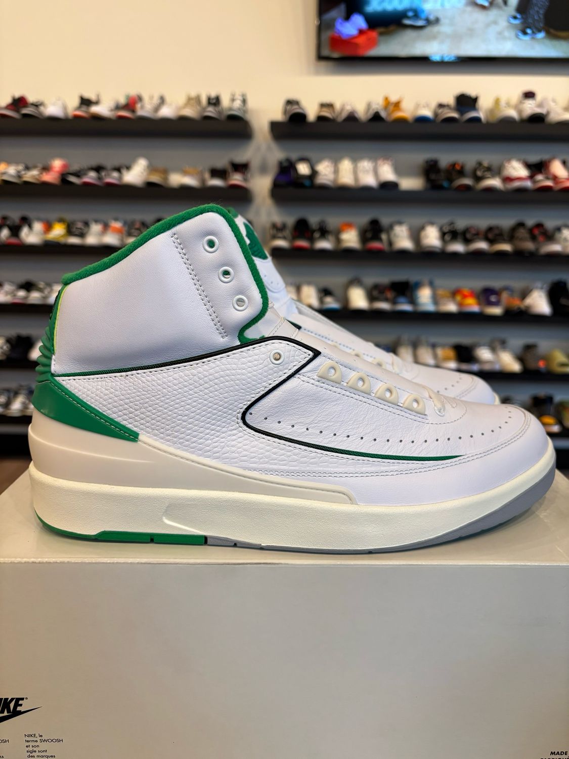 Jordan 2 Lucky Green Size 12 Brand New