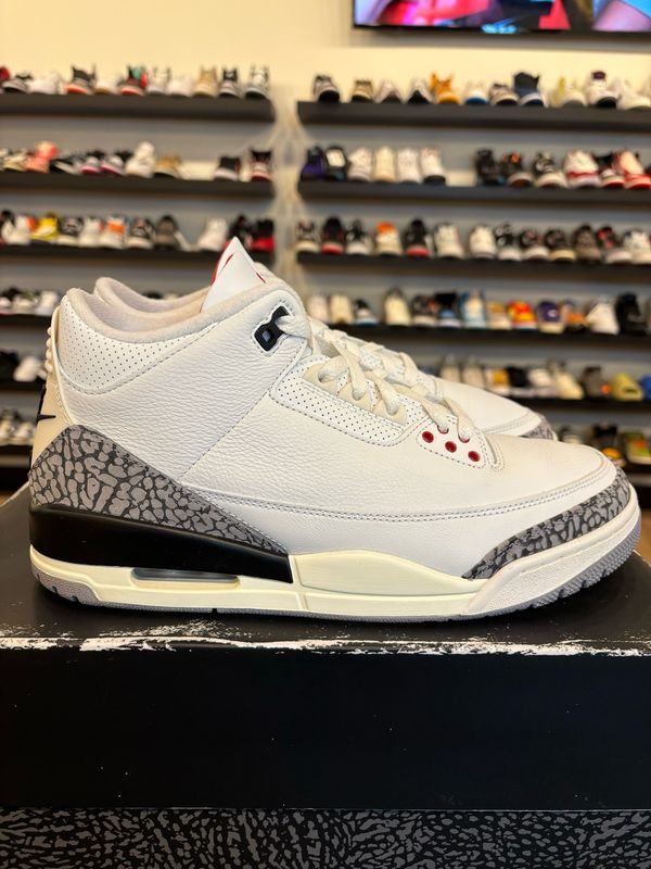 Jordan 3 White Cement Reimagined Size 10.5 Pre-Owned