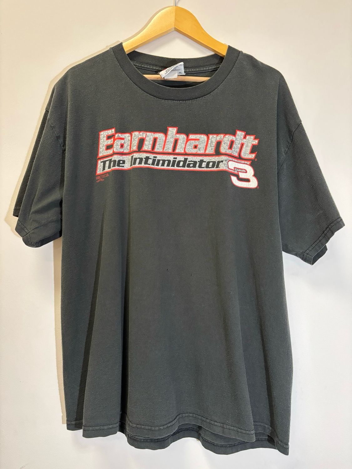 Dale Earnhardt Racing Tee Black Size XL VINTAGE