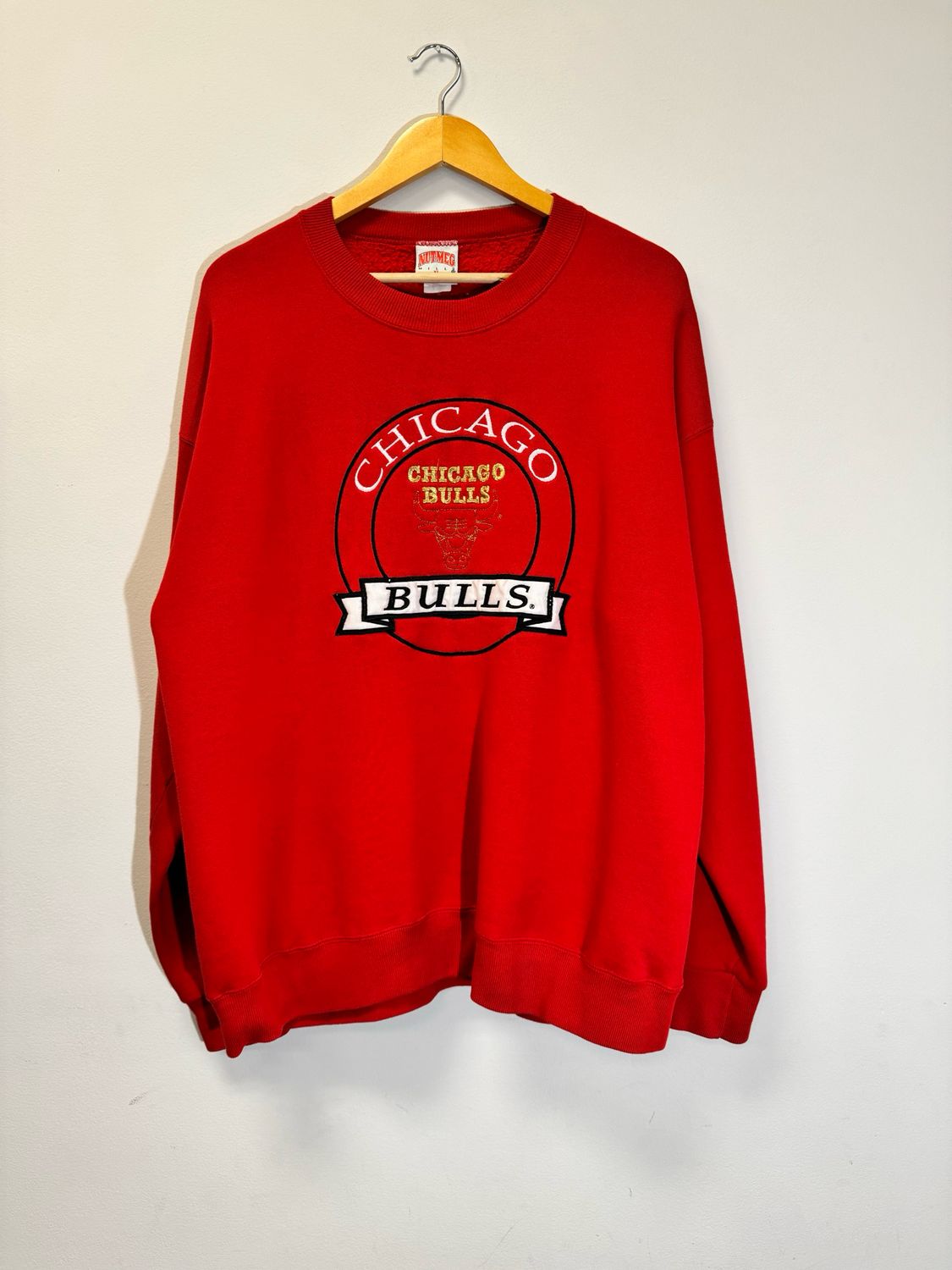 Chicago Bulls Nutmeg Red Crewneck Size XL VINTAGE