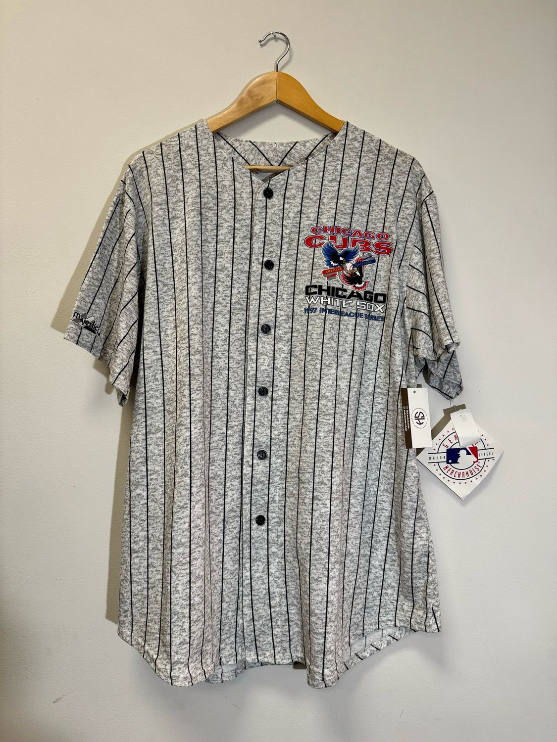 Chicago Cubs x Sox 1997 Interleague Series Jersey Size XL VINTAGE