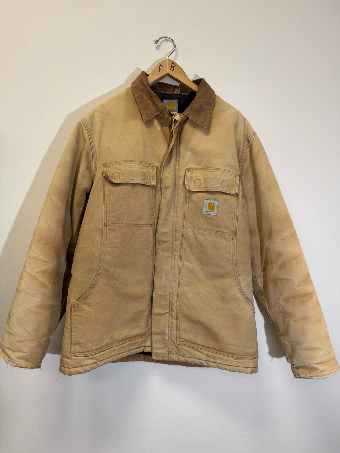 Carhartt Jacket Tan Size XL VINTAGE