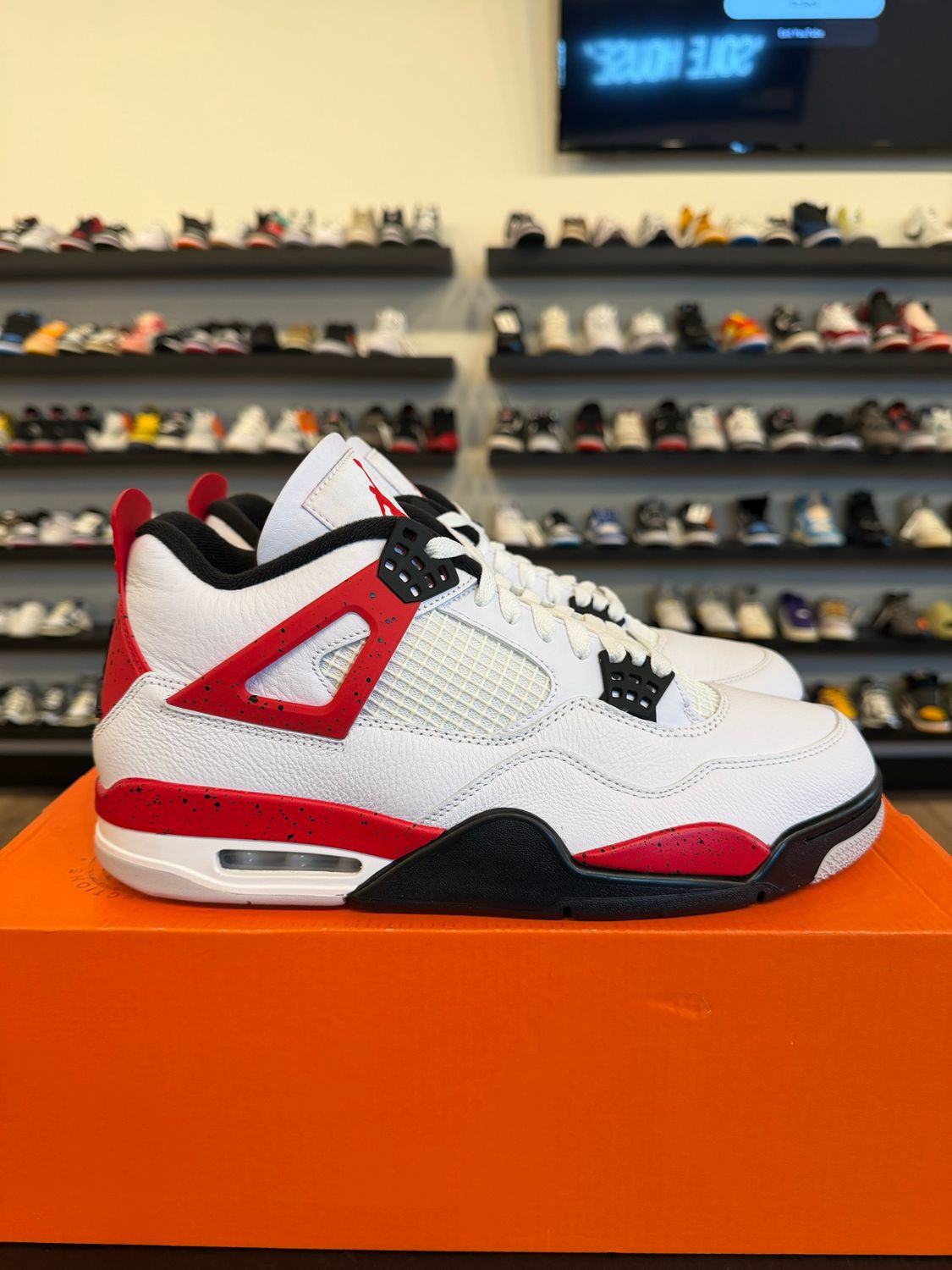 Jordan 4 Red Cement Size 12 Pre-Owned
