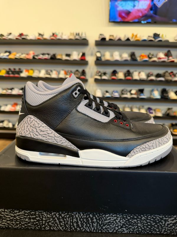 Jordan 3 Black Cement 2024 Size 12 Pre-Owned