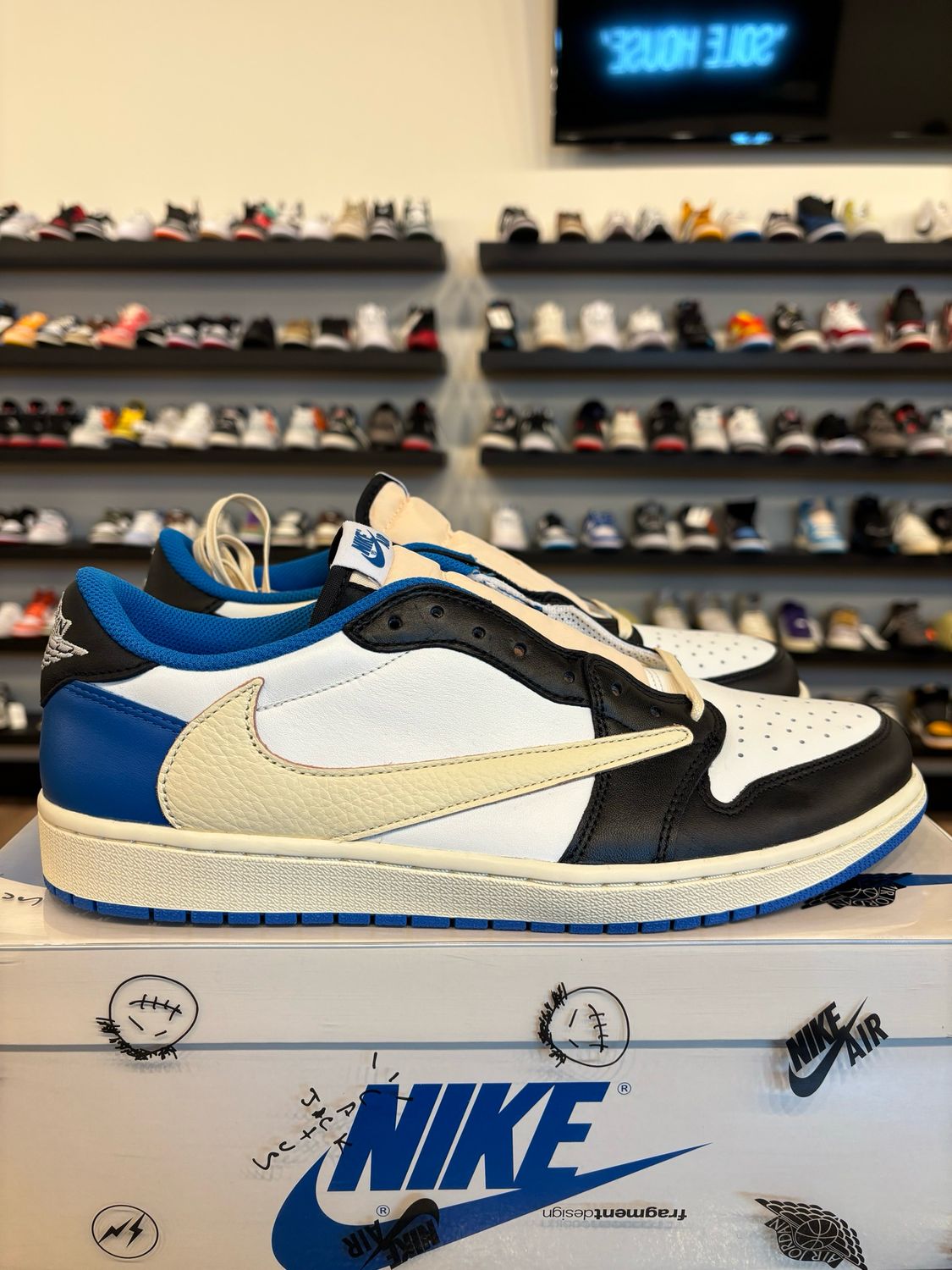 Jordan 1 Low Travis Scott Fragment Size 12 Brand New