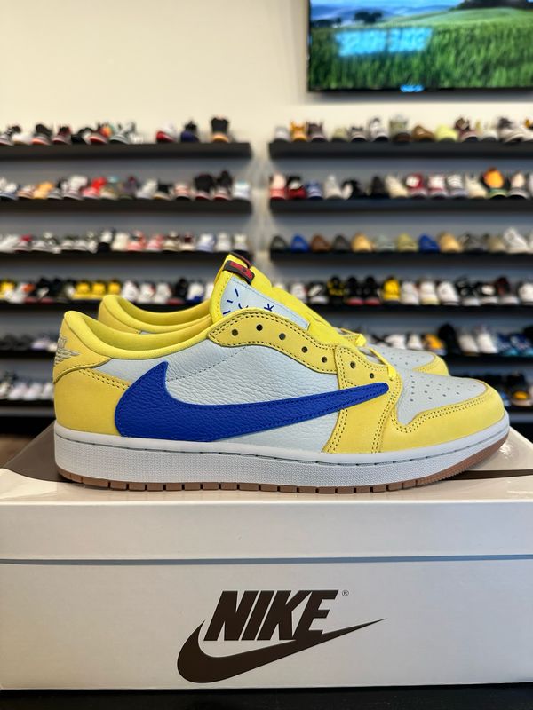 Jordan 1 Low Travis Scott Canary Size 10 (11.5W) Brand New