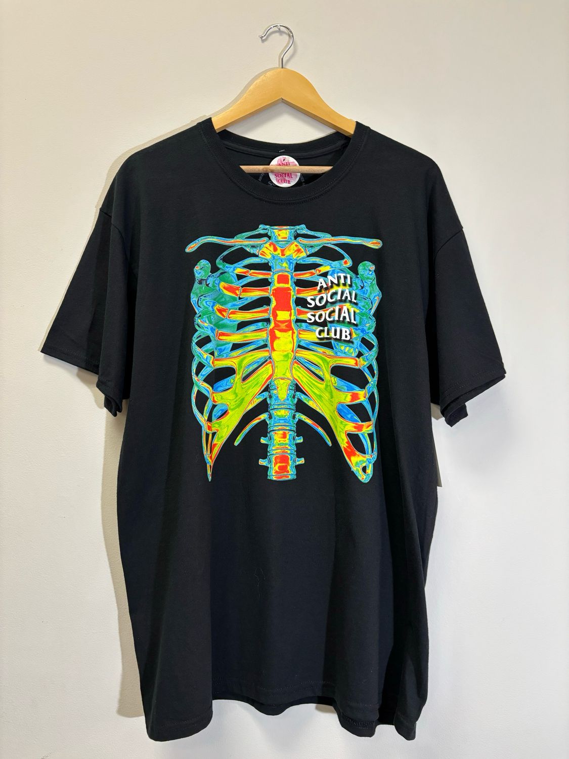 Anti Social X-Ray Tee Black Size XL Brand New