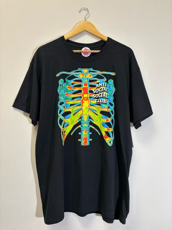 Anti Social X-Ray Tee Black Size XL Brand New
