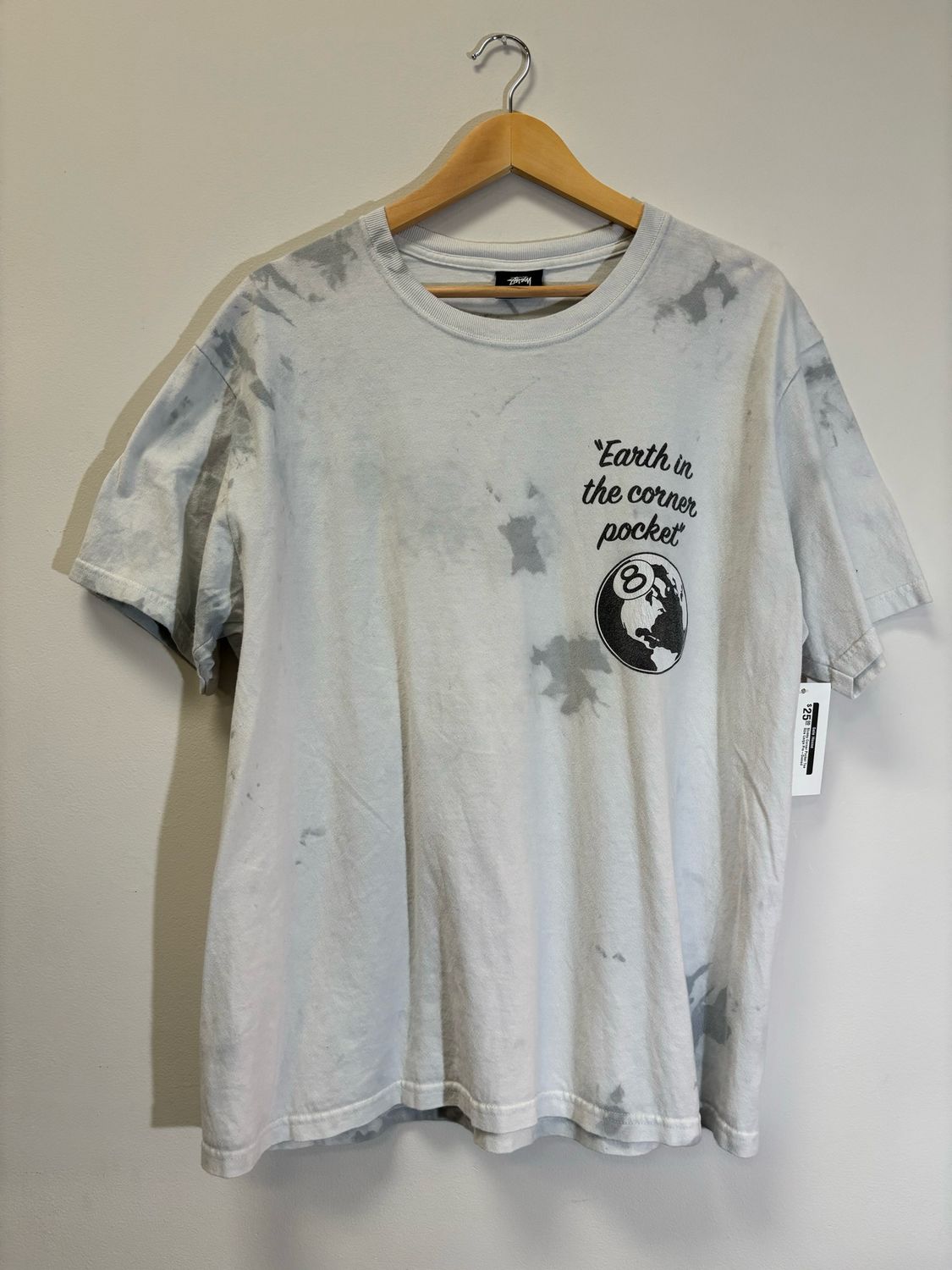 Stussy Corner Pocket Tee Size Large Pre-Owned
