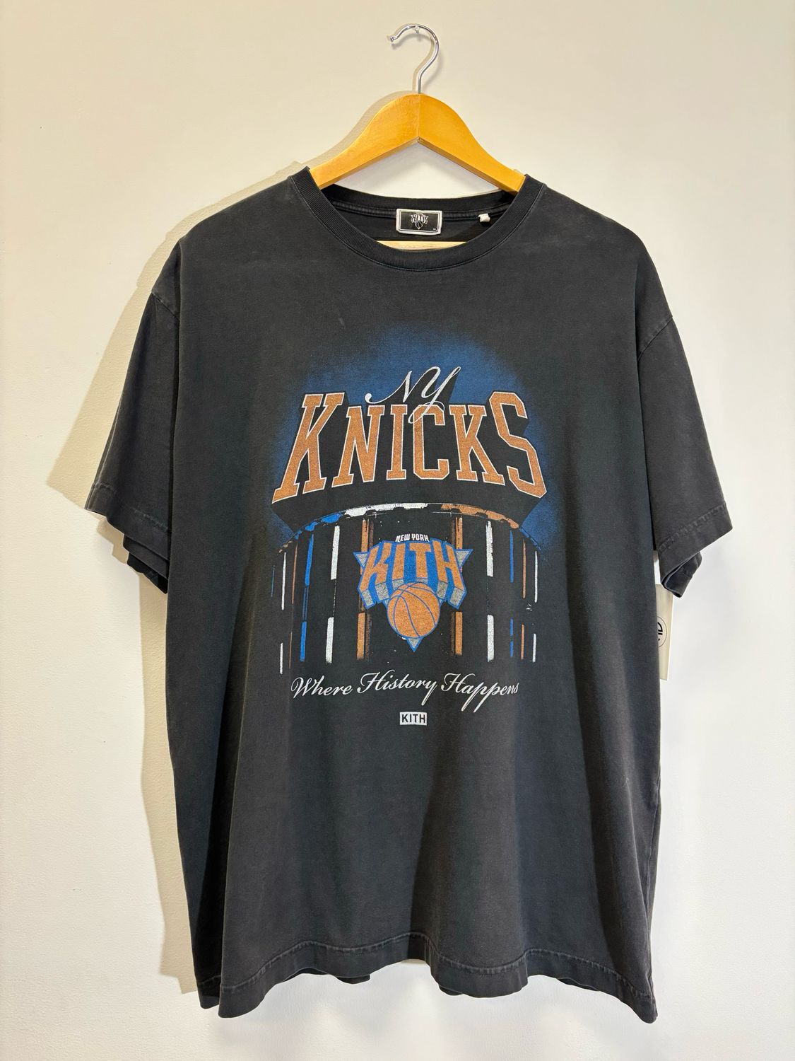 Kith New York Knicks Tee Black Size XL Pre-Owned