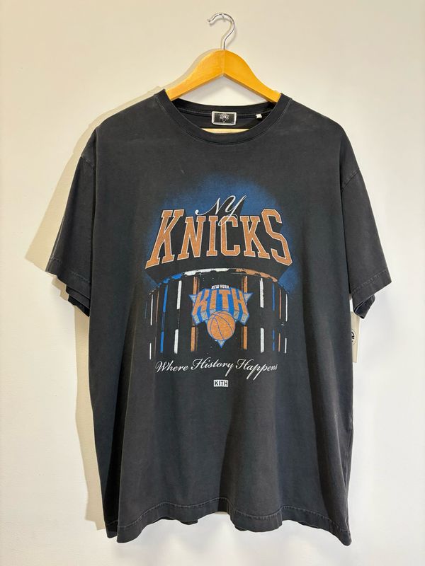 Kith New York Knicks Tee Black Size XL Pre-Owned