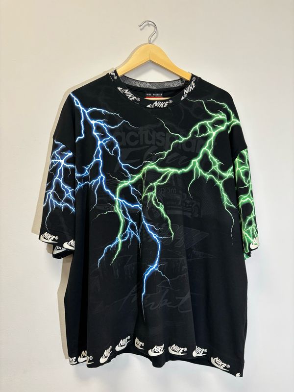 Nike CPFM Black Lightning Tee Size Large Brand New