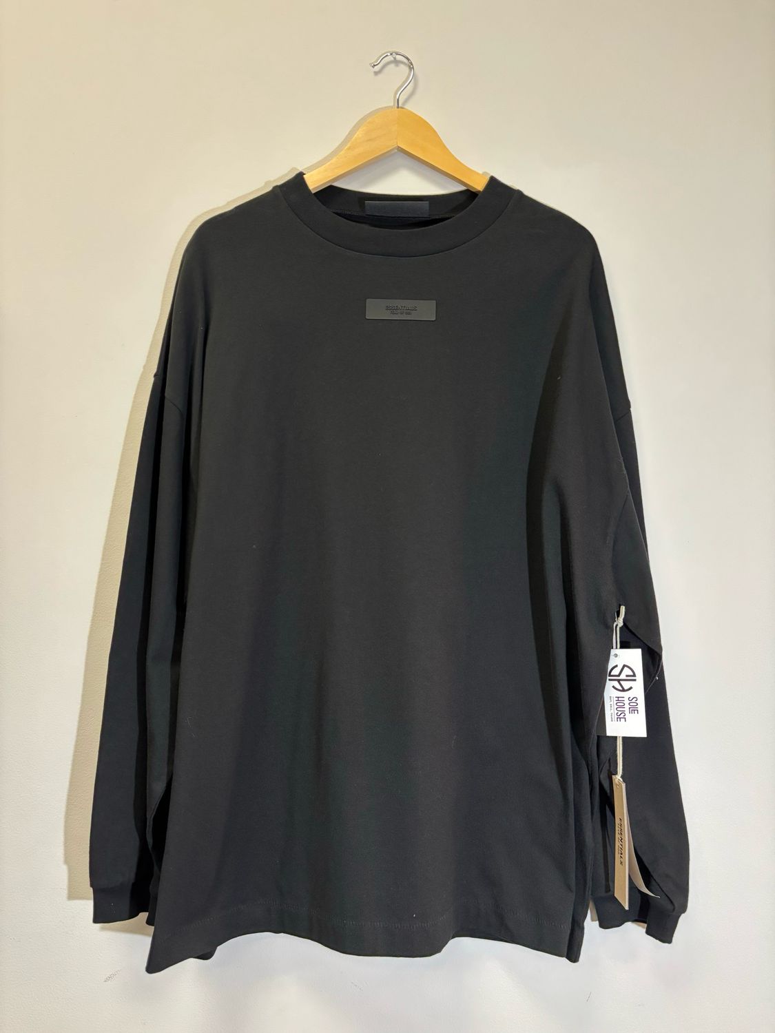 Fear Of God Essentials Long Sleeve Black Size Medium Brand New