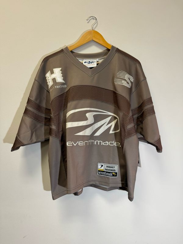 Seventh Made Game Day Mocha Jersey Size Small Pre-Owned
