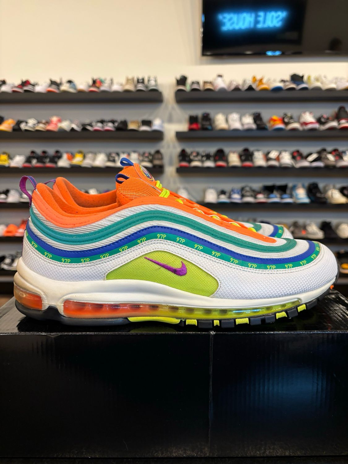 Nike Air Max 97 London Summer Of Love Size 13 Pre-Owned