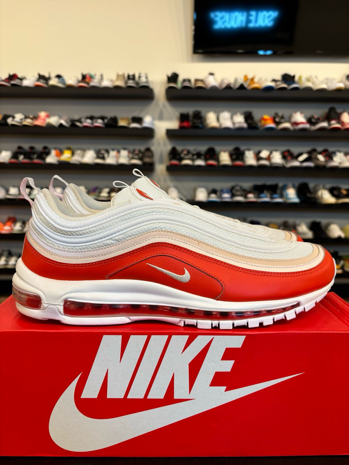 Nike Air Max 97 Picante Red Size 13 Pre-Owned