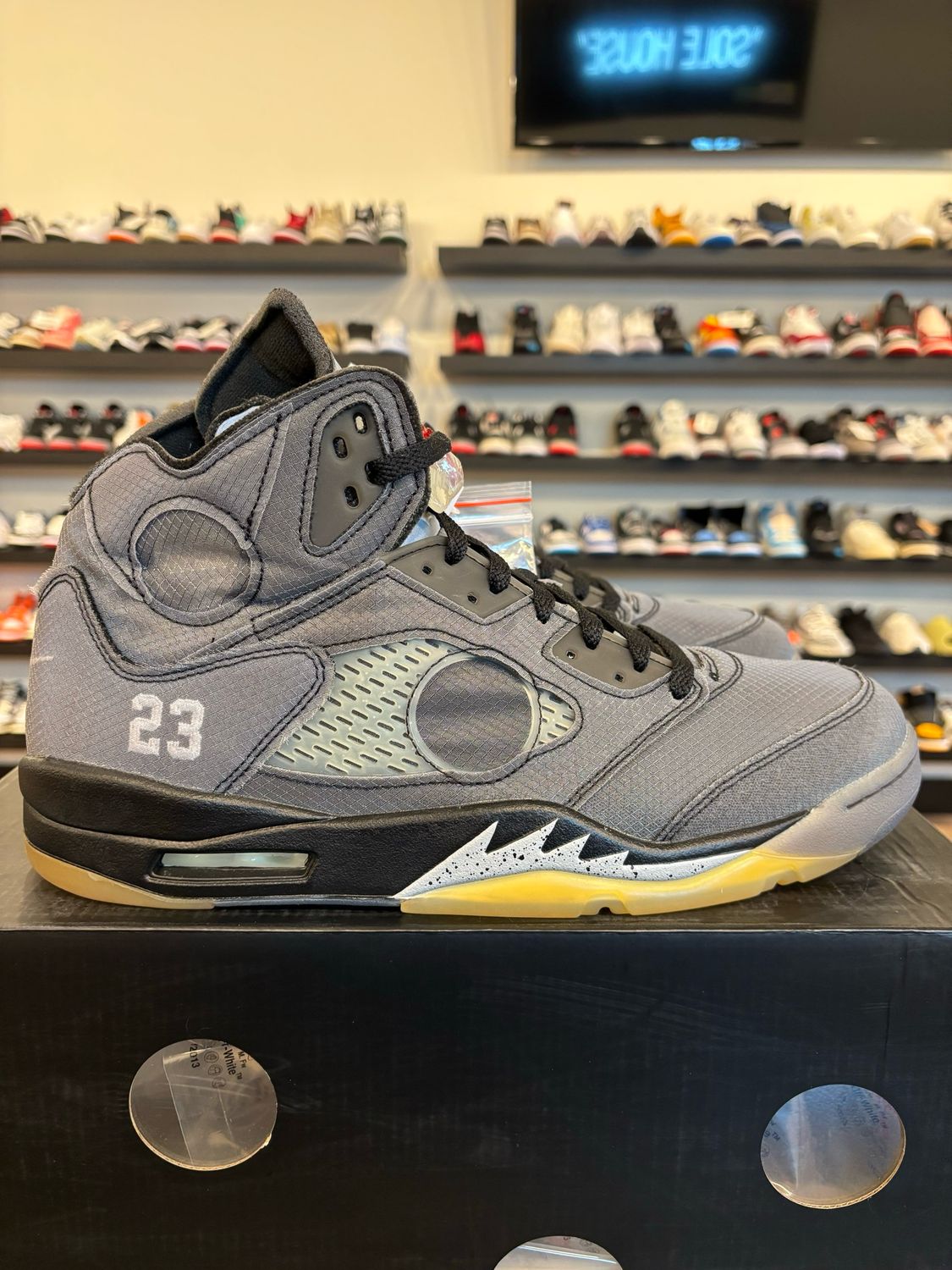 Jordan 5 Off-White Muslin Size 14 Brand New