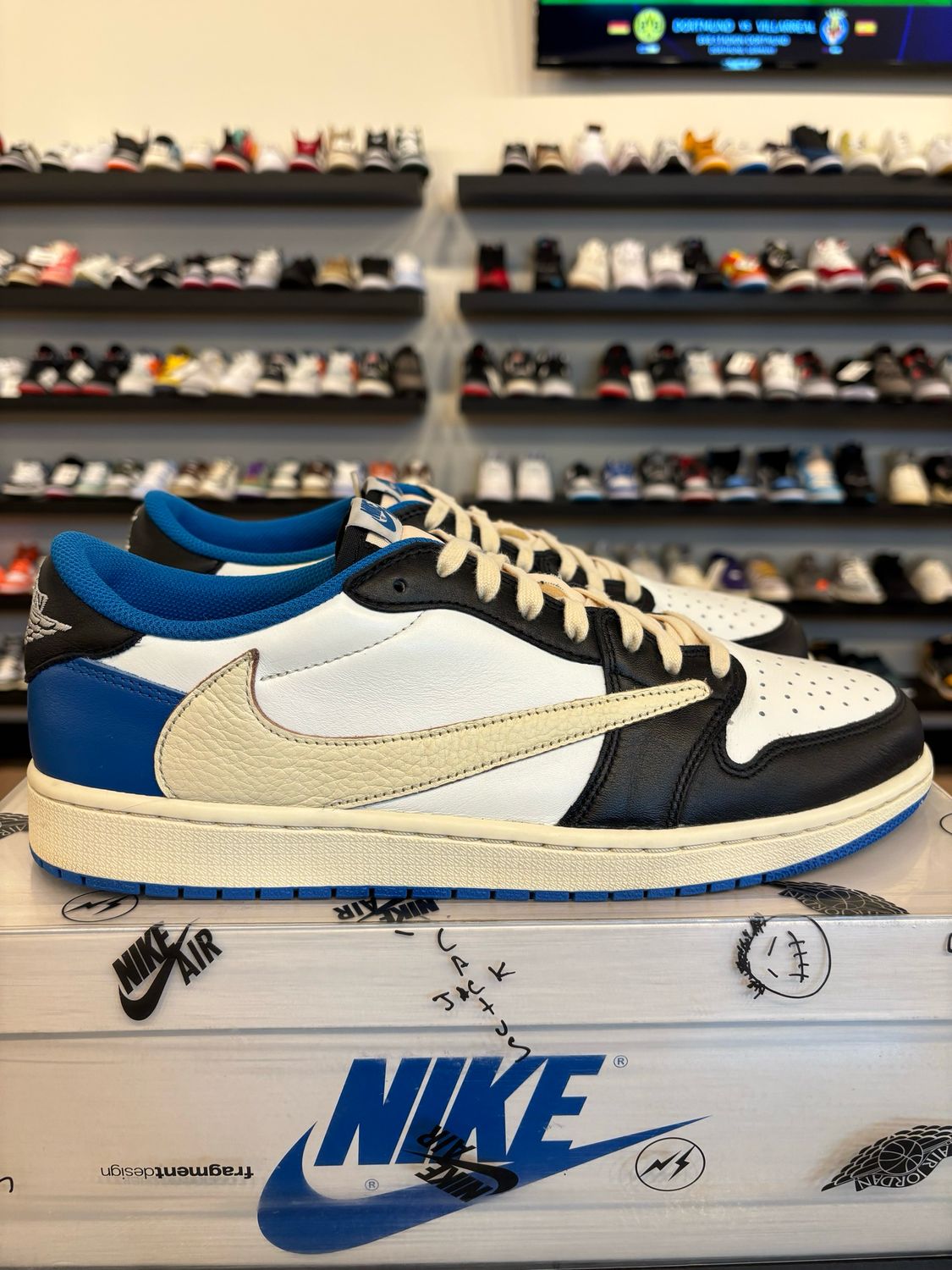 Jordan 1 Low Travis Scott Fragment Size 12 Pre-Owned