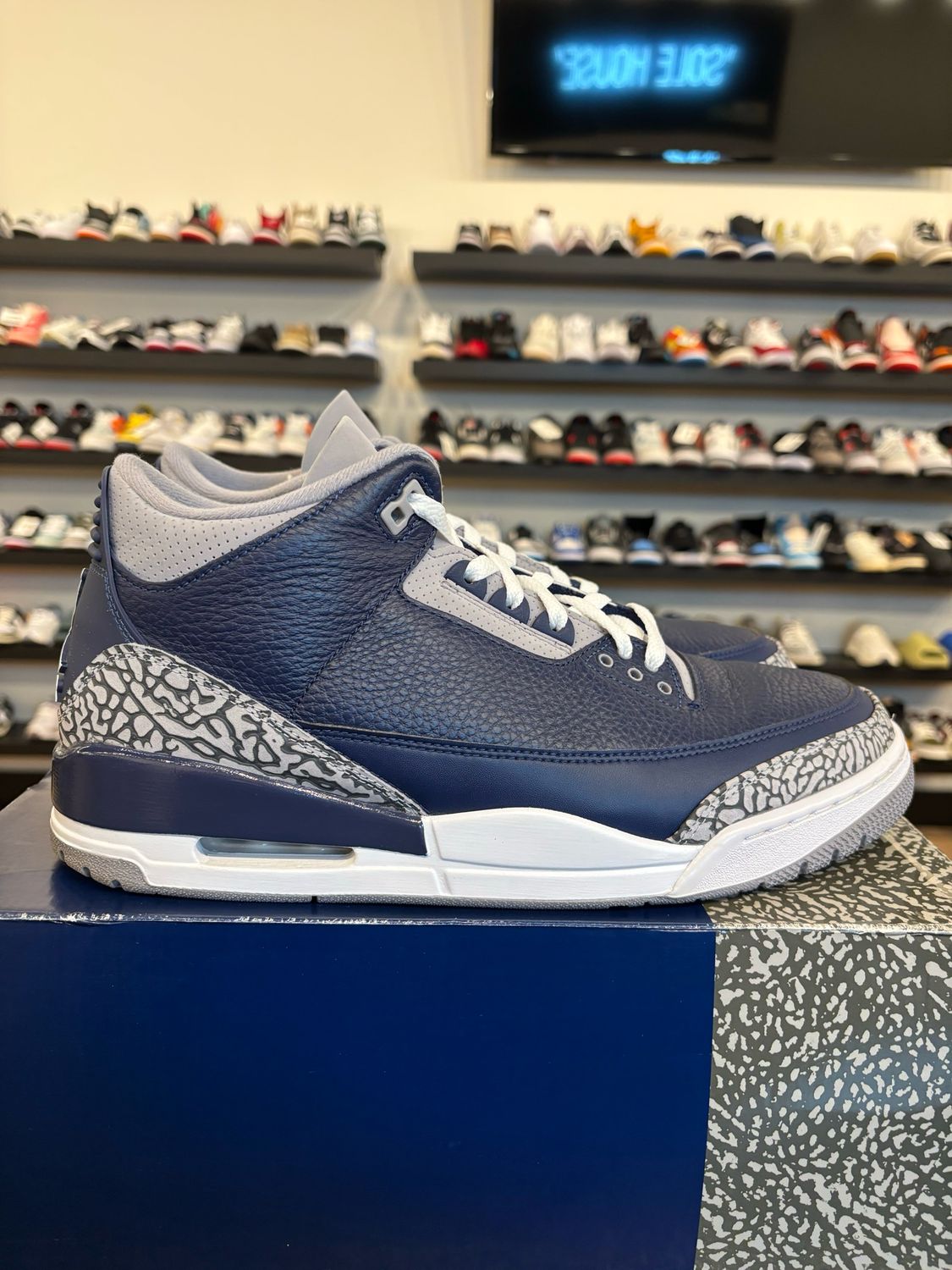 Jordan 3 Georgetown Size 12 Pre-Owned