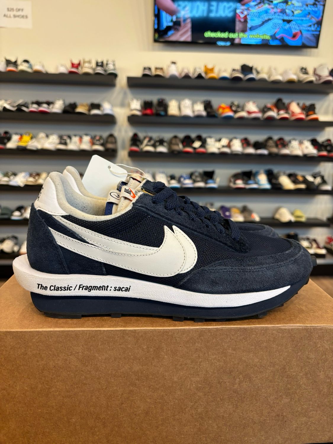 Nike Sacai Fragment Blue Size 9.5 Pre-Owned (No Box) STEAL