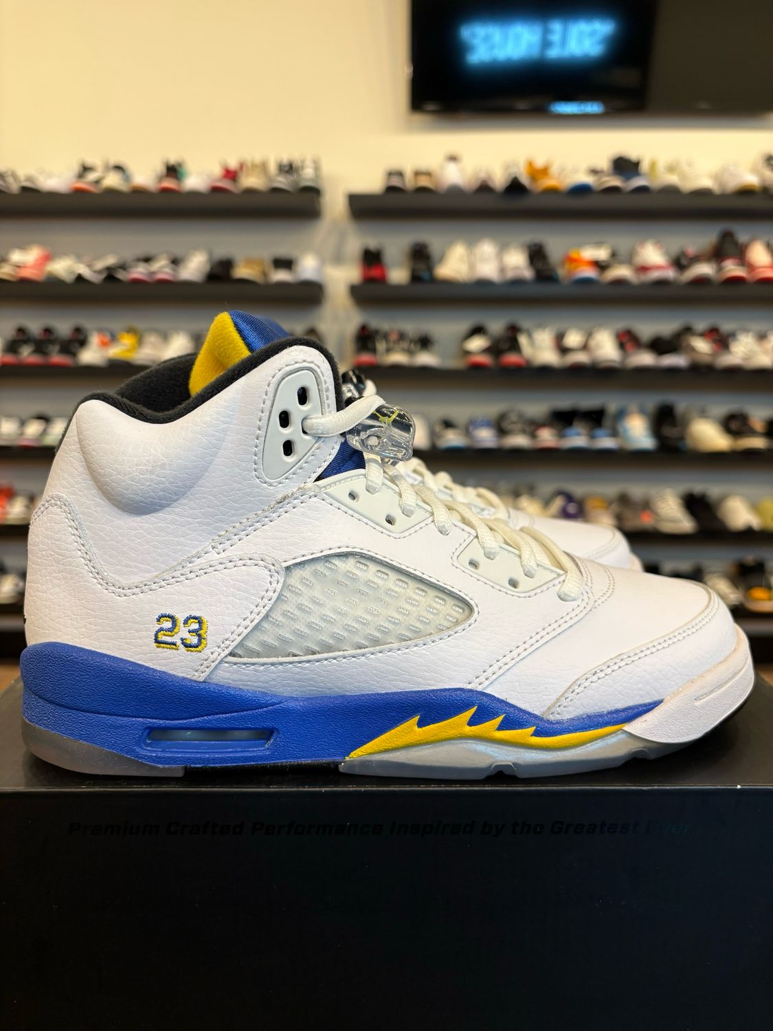 Jordan 5 Laney Size 5.5Y (7W) Brand New