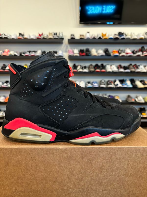 Jordan 6 Black Infrared 2014 Size 11 Pre-Owned (No Box)
