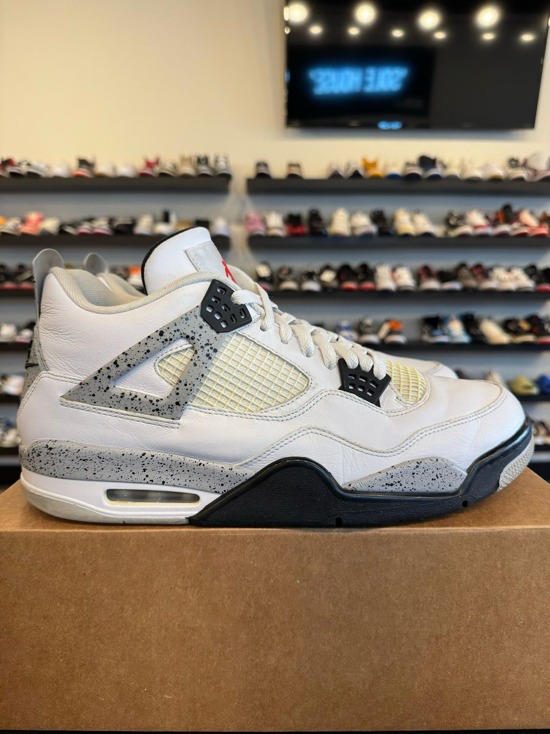 Jordan 4 White Cement 2016 Size 13 Pre-Owned (No Box)