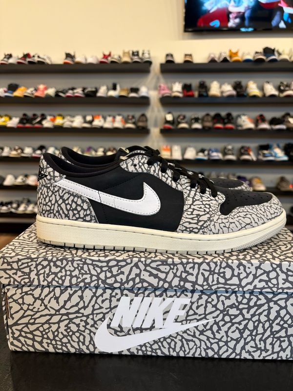 Jordan 1 Low Black Cement Size 11.5 Pre-Owned