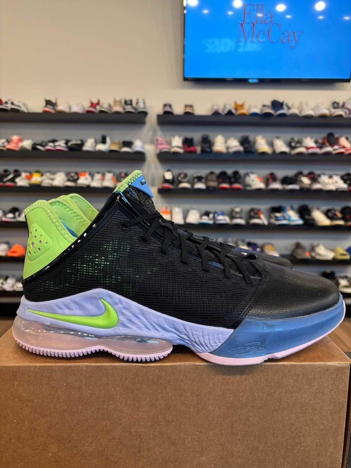 Nike Lebron 19 Low Ghost Green Size 14 Pre-Owned (No Box)