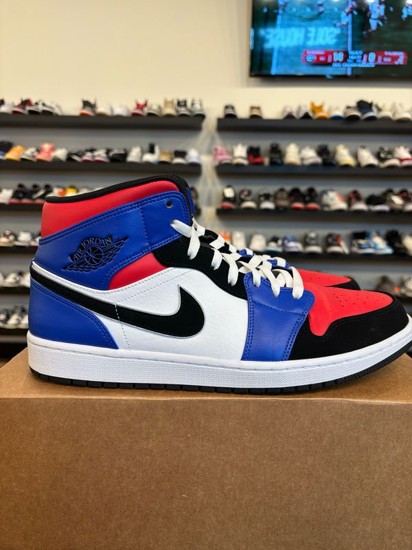 Jordan 1 Mid Top 3 Size 13 Pre-Owned (No Box)