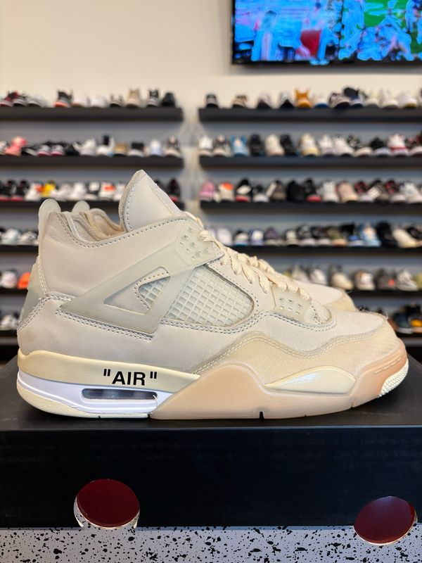 Jordan 4 Off-White Sail Size 8 (9.5W) Pre-Owned